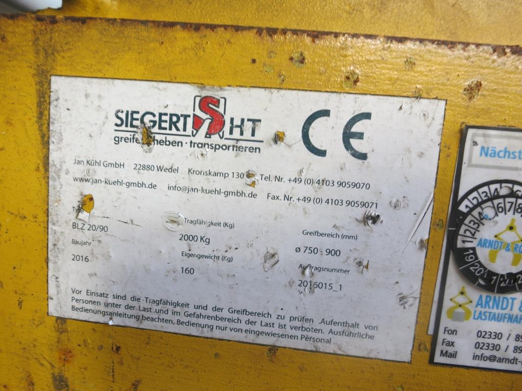 SIEGERT SHT BLZ 20-90 - Αρπάγη: φωτογραφία 2 SIEGERT SHT BLZ 20-90 - Αρπάγη: φωτογραφία 2