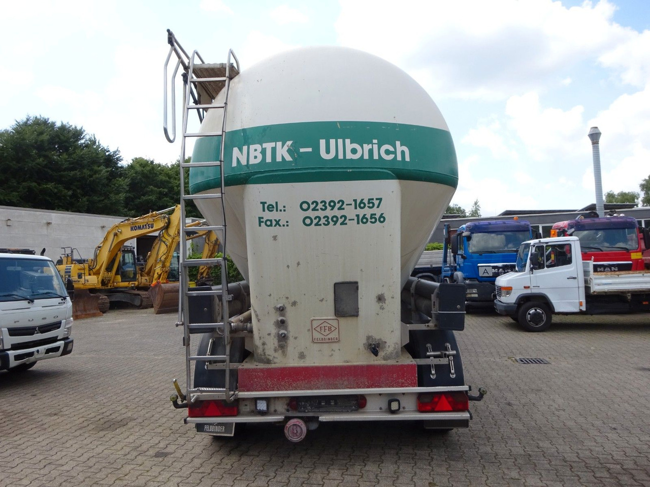 Feldbinder EUT 49.3 Silo für Staub u. Rieselgüter ca. 50m³ - Σιλοφόρο: φωτογραφία 5 Feldbinder EUT 49.3 Silo für Staub u. Rieselgüter ca. 50m³ - Σιλοφόρο: φωτογραφία 5
