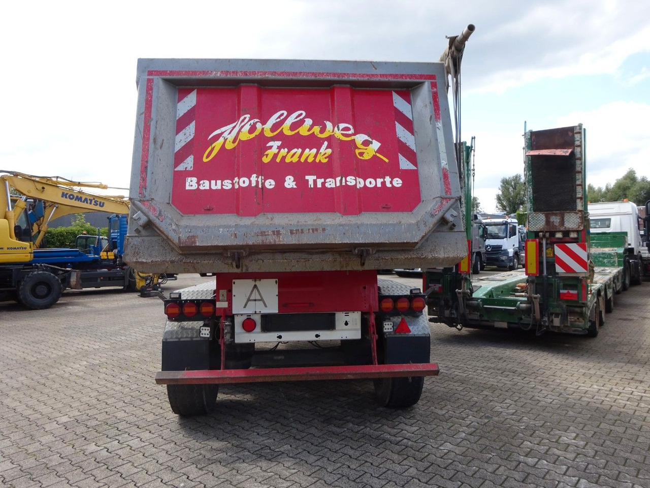 Langendorf Kippauflieger mit 3 Achsen Stahl - Επικαθήμενο ανατρεπόμενο: φωτογραφία 3 Langendorf Kippauflieger mit 3 Achsen Stahl - Επικαθήμενο ανατρεπόμενο: φωτογραφία 3