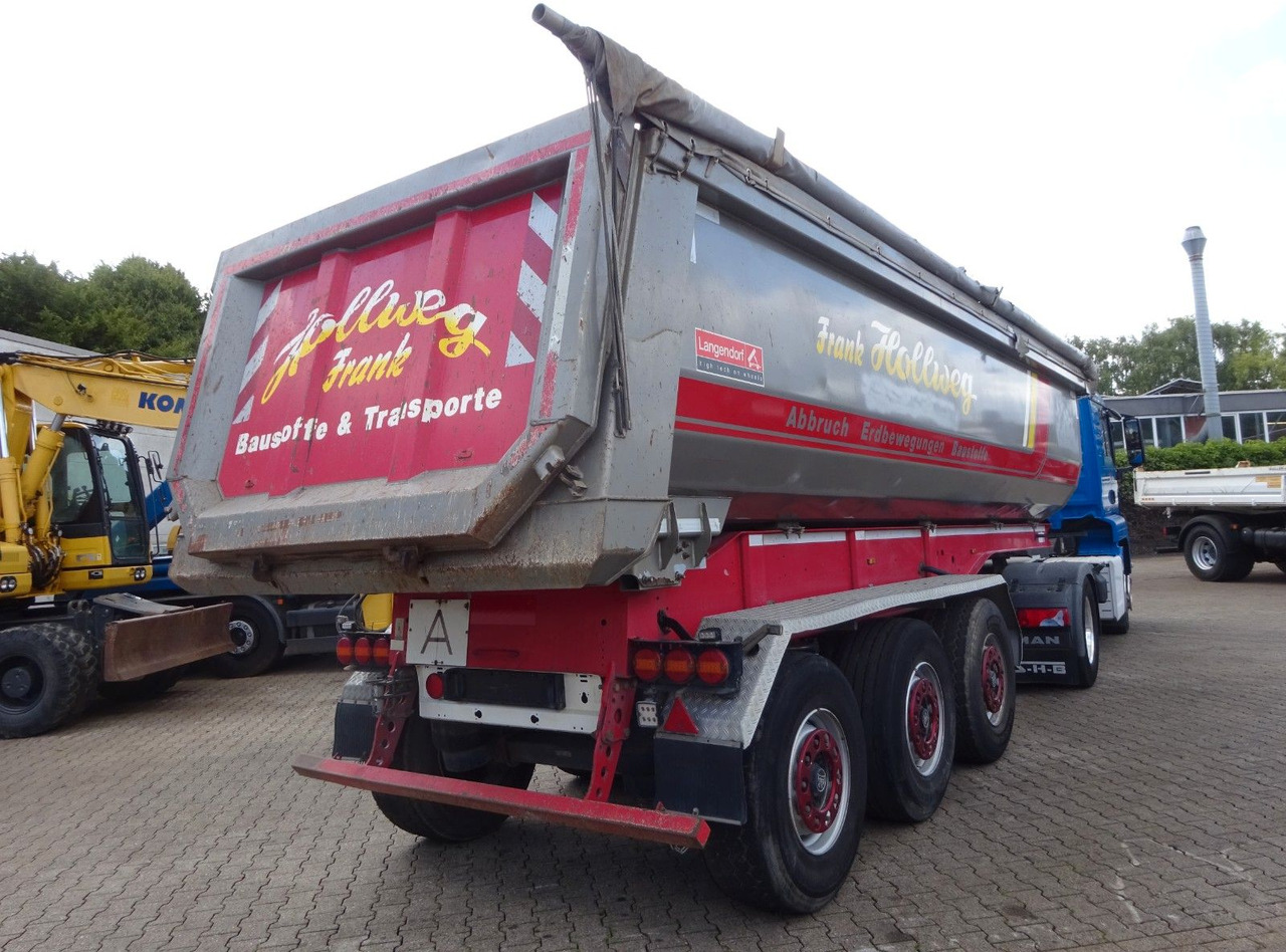 Langendorf Kippauflieger mit 3 Achsen Stahl - Επικαθήμενο ανατρεπόμενο: φωτογραφία 4 Langendorf Kippauflieger mit 3 Achsen Stahl - Επικαθήμενο ανατρεπόμενο: φωτογραφία 4