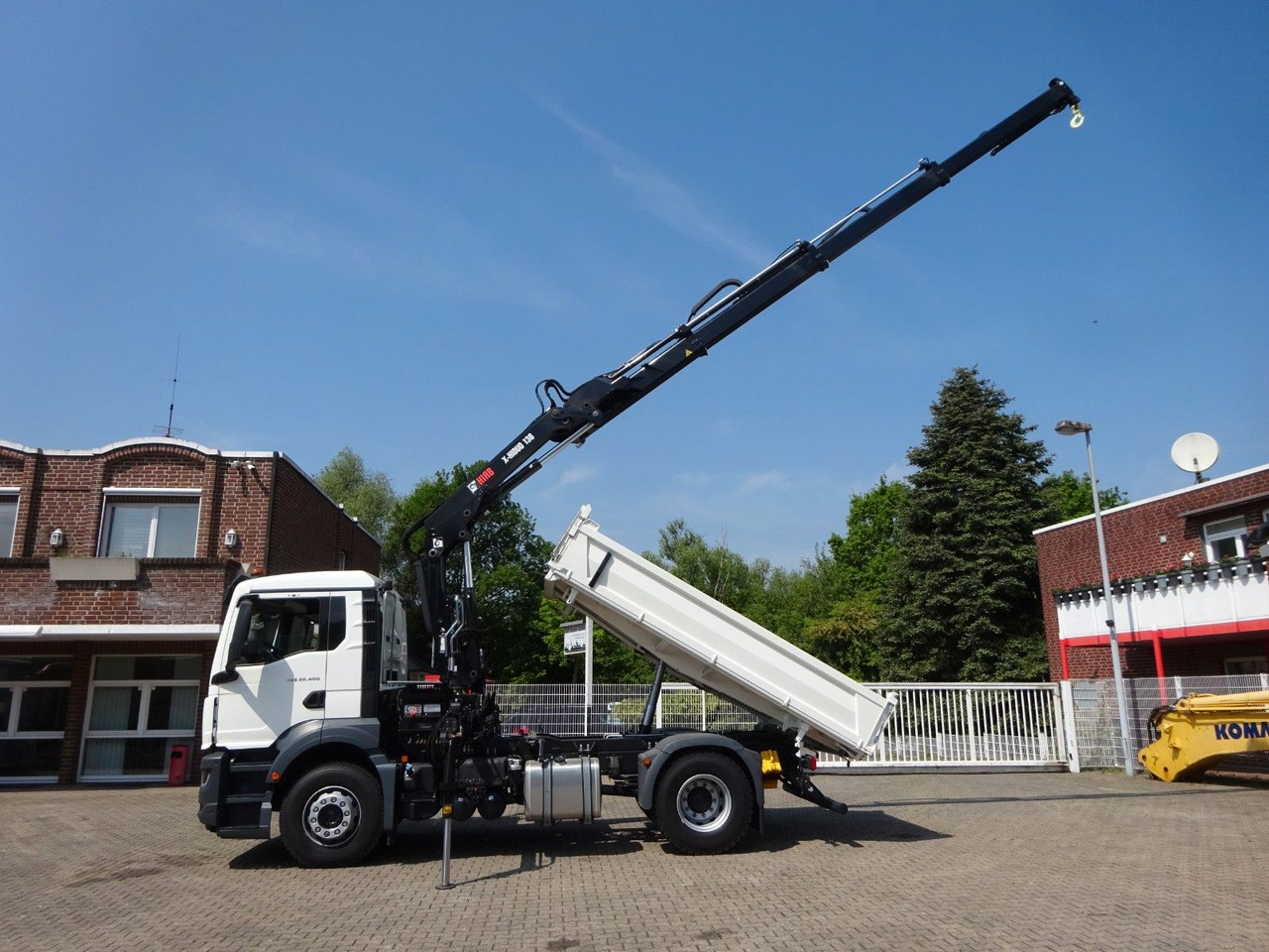 MAN 22.400 TGS + HIAB X-HIDUO 138 Kran - Φορτηγό ανατρεπόμενο, Φορτηγό με γερανό: φωτογραφία 2 MAN 22.400 TGS + HIAB X-HIDUO 138 Kran - Φορτηγό ανατρεπόμενο, Φορτηγό με γερανό: φωτογραφία 2