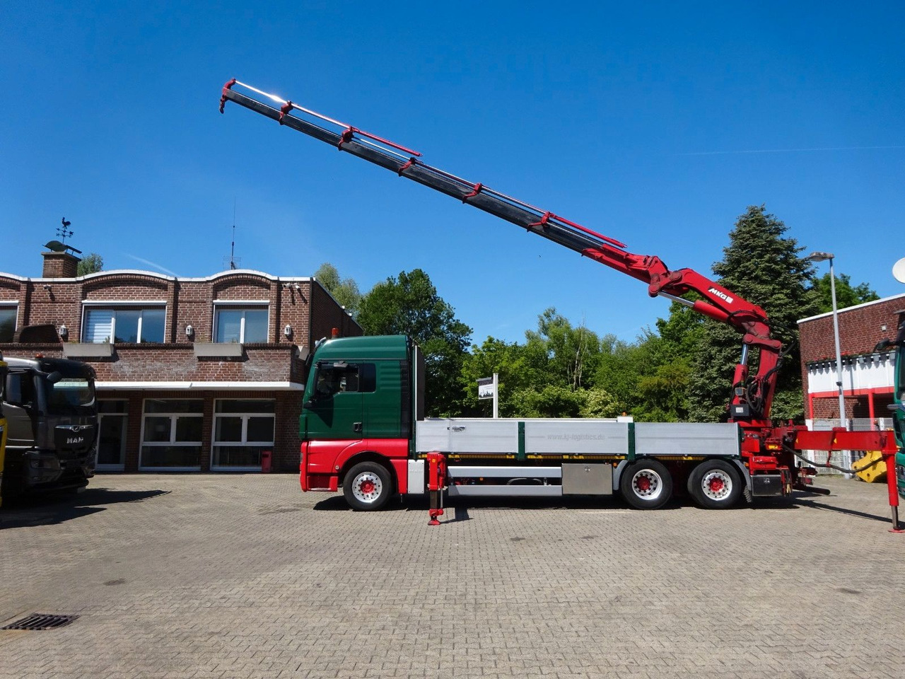 MAN 26.480 TGX + MKG HLK531 Kran +Lift-Lenkachse - Φορτηγό με γερανό: φωτογραφία 1 MAN 26.480 TGX + MKG HLK531 Kran +Lift-Lenkachse - Φορτηγό με γερανό: φωτογραφία 1