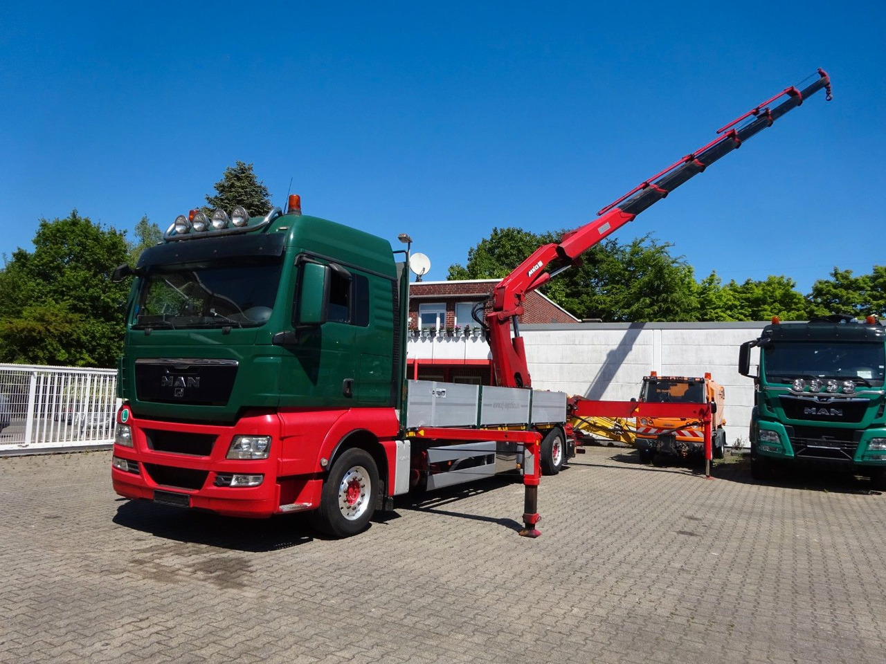 MAN 26.480 TGX + MKG HLK531 Kran +Lift-Lenkachse - Φορτηγό με γερανό: φωτογραφία 5 MAN 26.480 TGX + MKG HLK531 Kran +Lift-Lenkachse - Φορτηγό με γερανό: φωτογραφία 5