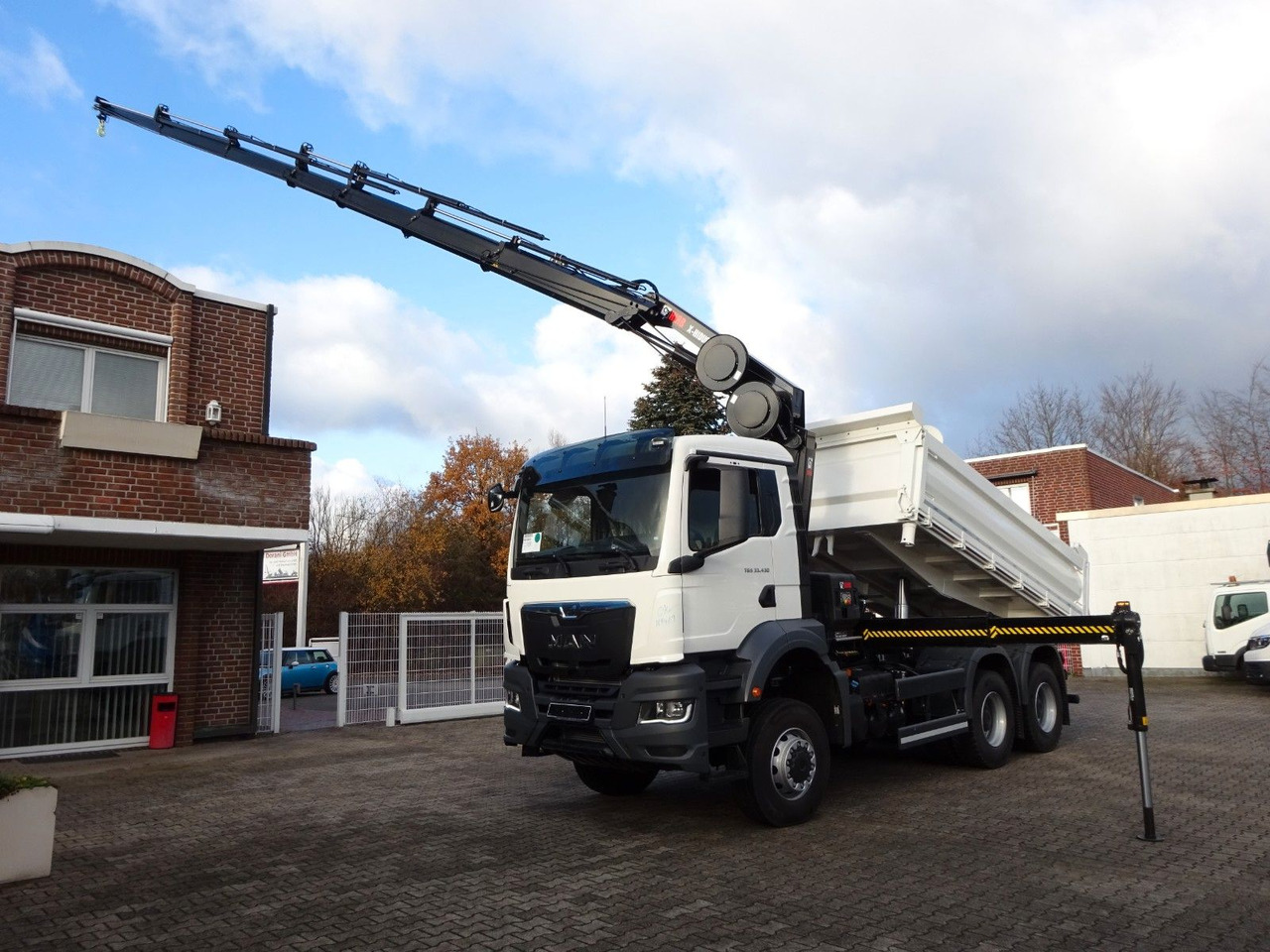 MAN 33.430 6x6 3-SEITENKIPPER KRAN HIAB 228- 6HYDRO - Φορτηγό ανατρεπόμενο, Φορτηγό με γερανό: φωτογραφία 3 MAN 33.430 6x6 3-SEITENKIPPER KRAN HIAB 228- 6HYDRO - Φορτηγό ανατρεπόμενο, Φορτηγό με γερανό: φωτογραφία 3
