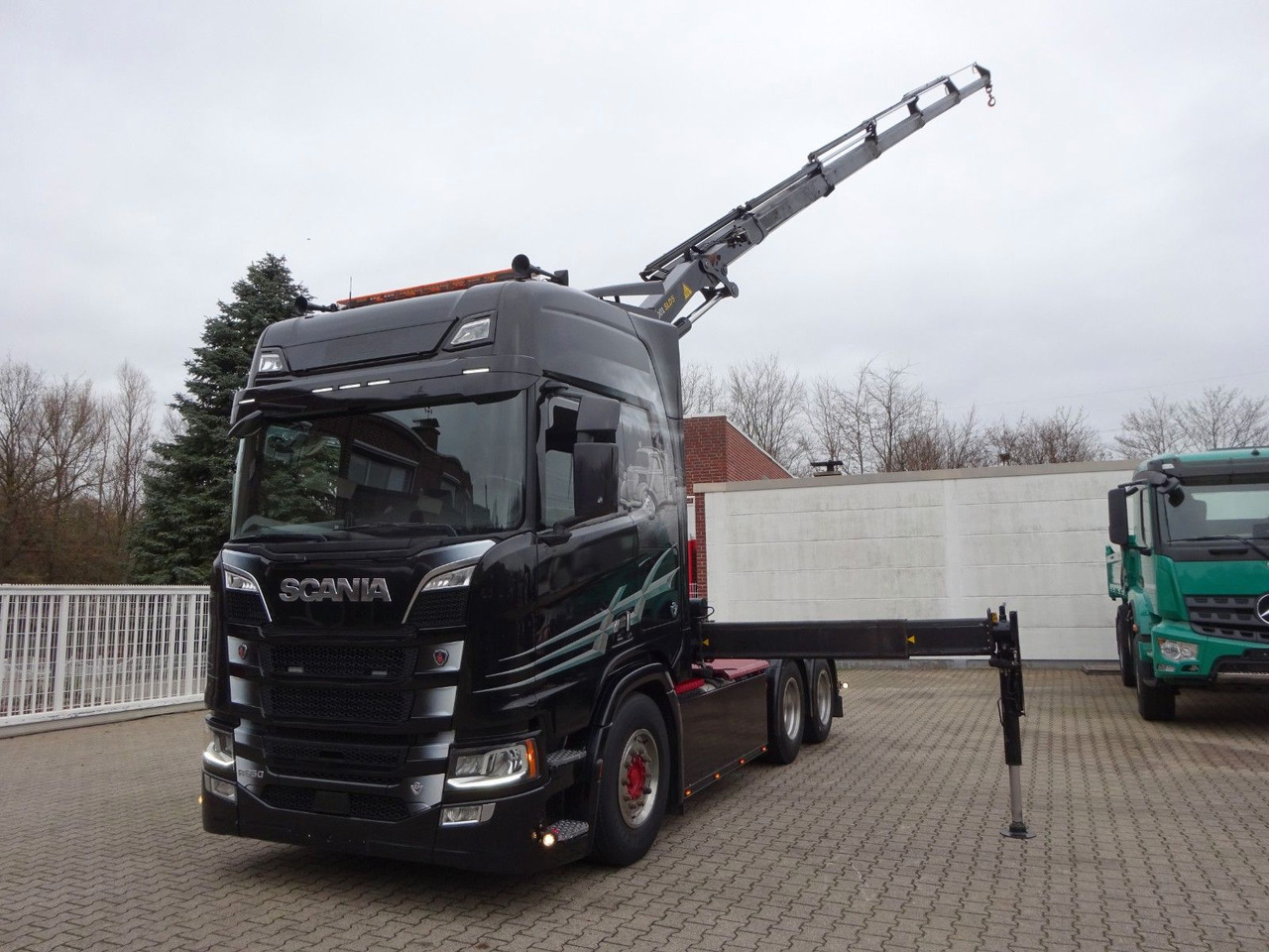Φορτηγό με γερανό, Τράκτορας Scania R650 V8 SZM + PK19001SLD Kran Scania R650 V8 SZM + PK19001SLD Kran: φωτογραφία 6