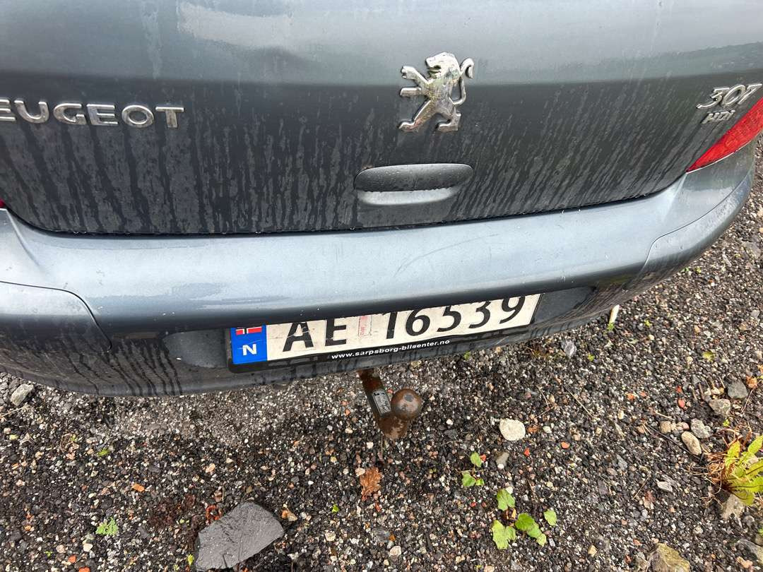 2007 Personbil PEUGEOT 307 EU-godkjent - Station wagon: φωτογραφία 5 2007 Personbil PEUGEOT 307 EU-godkjent - Station wagon: φωτογραφία 5