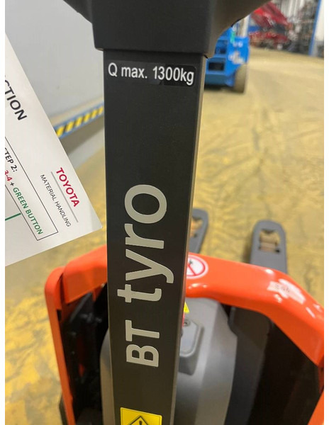 Toyota LHE 130 BT Tyro - Παλετοφόρο: φωτογραφία 5 Toyota LHE 130 BT Tyro - Παλετοφόρο: φωτογραφία 5