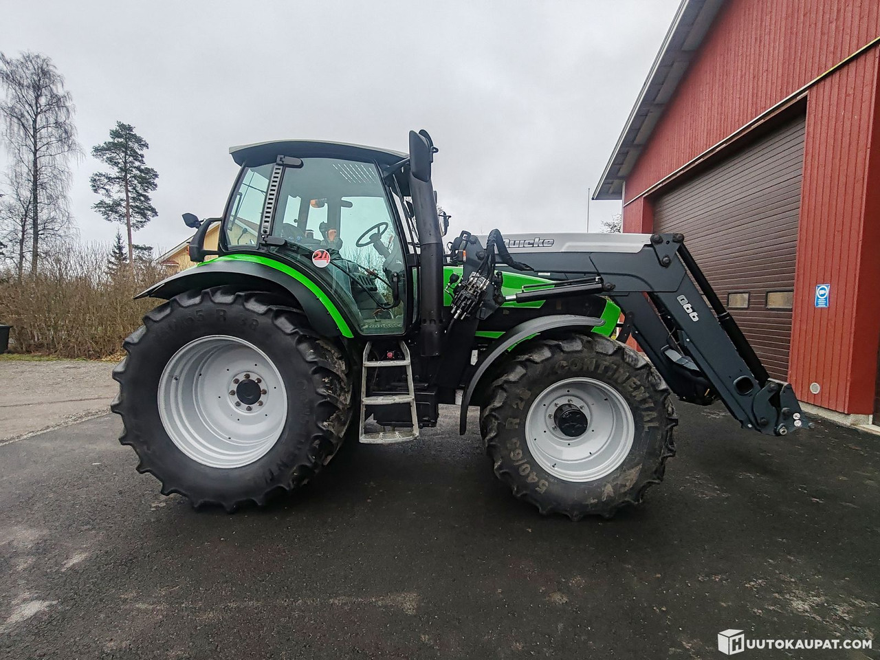 Τρακτέρ Deutz-Fahr Agrotron M620 DCR tractor with front loader, 4,736 h, 2012, Huittinen: φωτογραφία 21