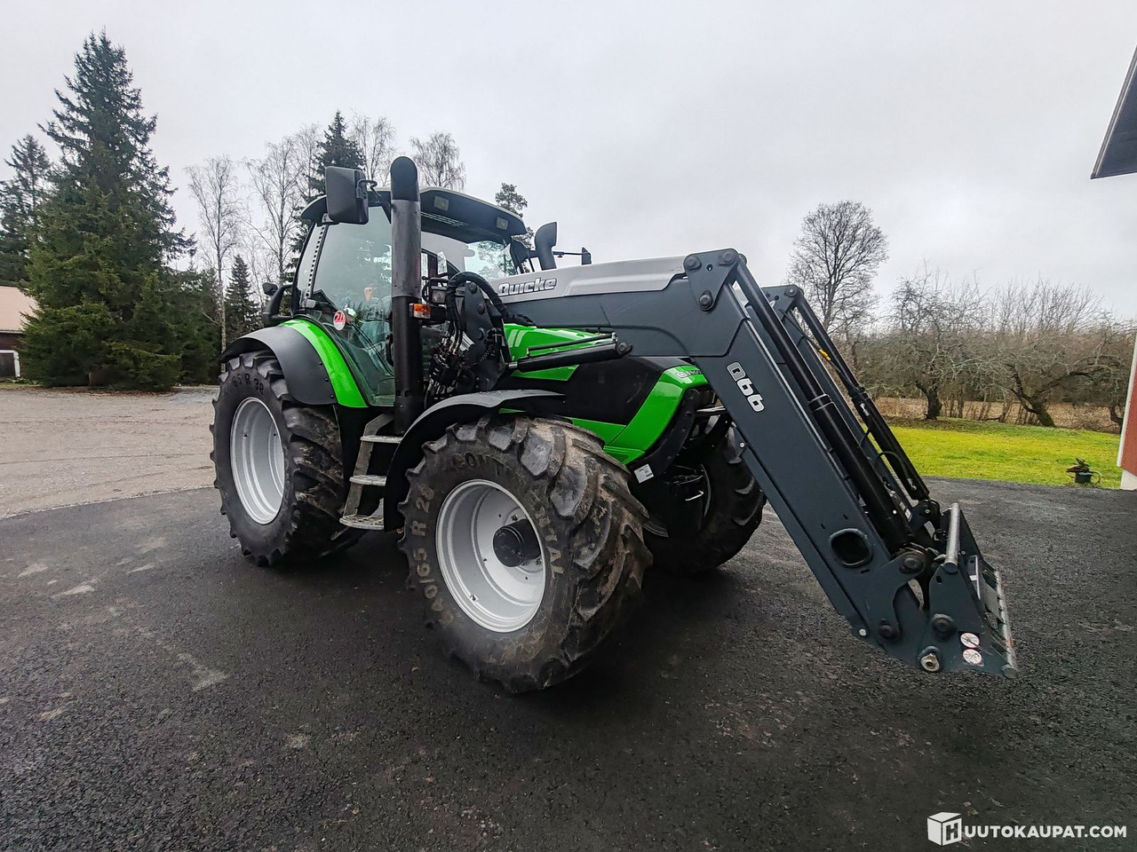 Τρακτέρ Deutz-Fahr Agrotron M620 DCR tractor with front loader, 4,736 h, 2012, Huittinen: φωτογραφία 20