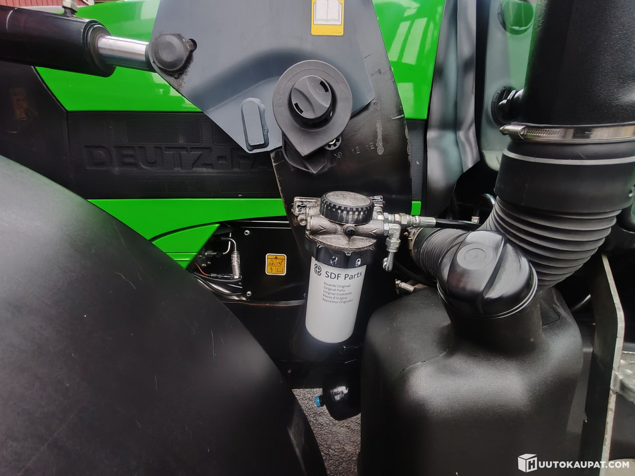 Τρακτέρ Deutz-Fahr Agrotron M620 DCR tractor with front loader, 4,736 h, 2012, Huittinen: φωτογραφία 11