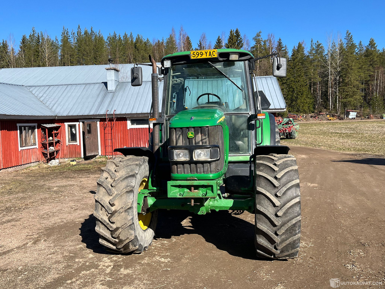 John Deere 6320, traktori, vain 4050h ajettu, 2003, Kouvola - Τρακτέρ: φωτογραφία 2 John Deere 6320, traktori, vain 4050h ajettu, 2003, Kouvola - Τρακτέρ: φωτογραφία 2