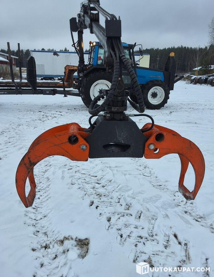 Valmet 6800 + PMF 850 crane + trailer BMF 9T, Leppävirta - Τρακτέρ: φωτογραφία 4 Valmet 6800 + PMF 850 crane + trailer BMF 9T, Leppävirta - Τρακτέρ: φωτογραφία 4