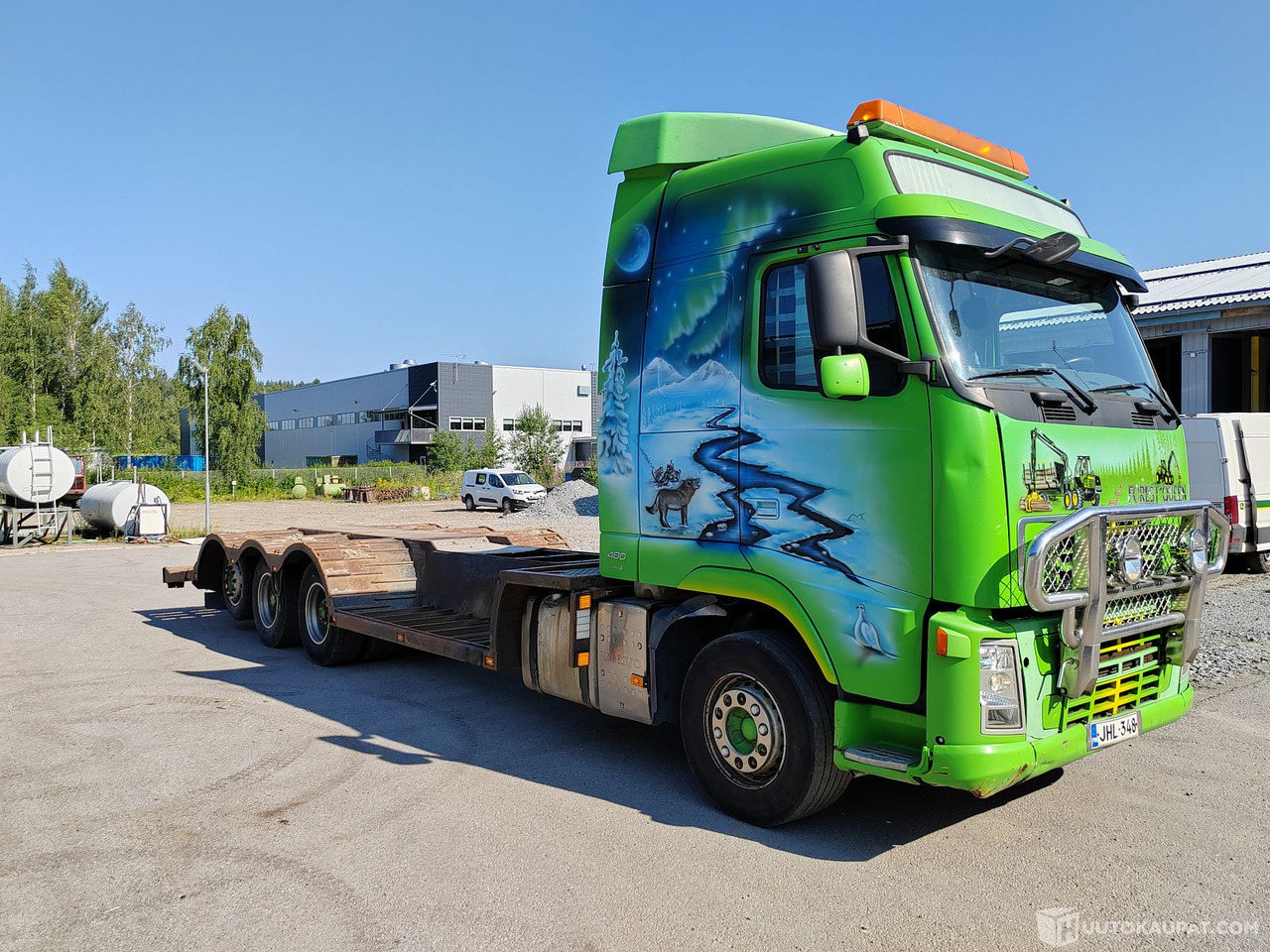 Volvo FH 64 R 13, 2008, Hämeenlinna - Φορτηγό με ανοιχτή καρότσα: φωτογραφία 3 Volvo FH 64 R 13, 2008, Hämeenlinna - Φορτηγό με ανοιχτή καρότσα: φωτογραφία 3