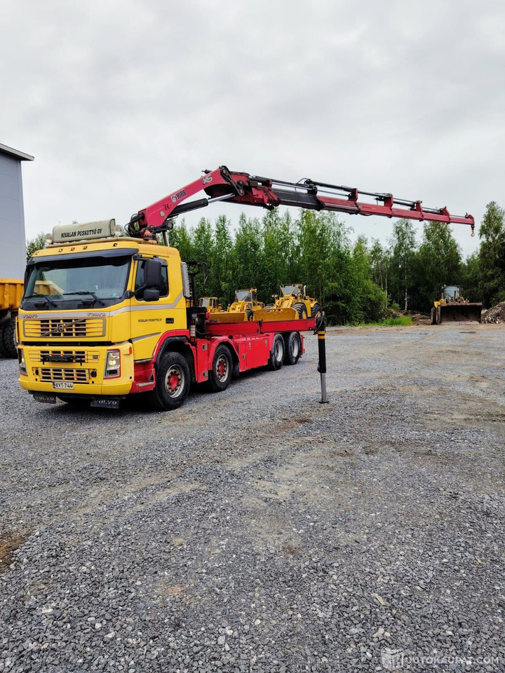 Volvo FM 12, 2005 + Hiab nosturi, Alavus - Φορτηγό με σύστημα καλωδίων, Φορτηγό με γερανό: φωτογραφία 4 Volvo FM 12, 2005 + Hiab nosturi, Alavus - Φορτηγό με σύστημα καλωδίων, Φορτηγό με γερανό: φωτογραφία 4