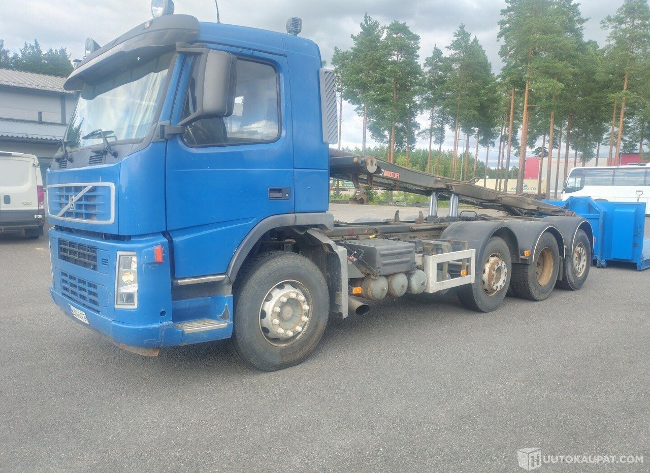 Volvo FM12 vaihtolava-auto, kats.voimassa 9/26 asti, 2004, Eura - Φορτηγό με σύστημα καλωδίων: φωτογραφία 1 Volvo FM12 vaihtolava-auto, kats.voimassa 9/26 asti, 2004, Eura - Φορτηγό με σύστημα καλωδίων: φωτογραφία 1