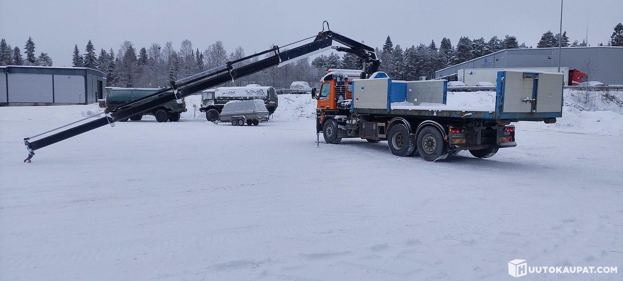 Volvo FM7, 1999, Kajaani - Φορτηγό με ανοιχτή καρότσα, Φορτηγό με γερανό: φωτογραφία 2 Volvo FM7, 1999, Kajaani - Φορτηγό με ανοιχτή καρότσα, Φορτηγό με γερανό: φωτογραφία 2