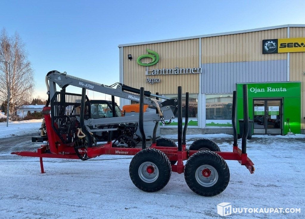 Weimer WE 6700 WE 10 forestry trailer package, 2016, Ylivieska - Δασική ρυμούλκα: φωτογραφία 1 Weimer WE 6700 WE 10 forestry trailer package, 2016, Ylivieska - Δασική ρυμούλκα: φωτογραφία 1