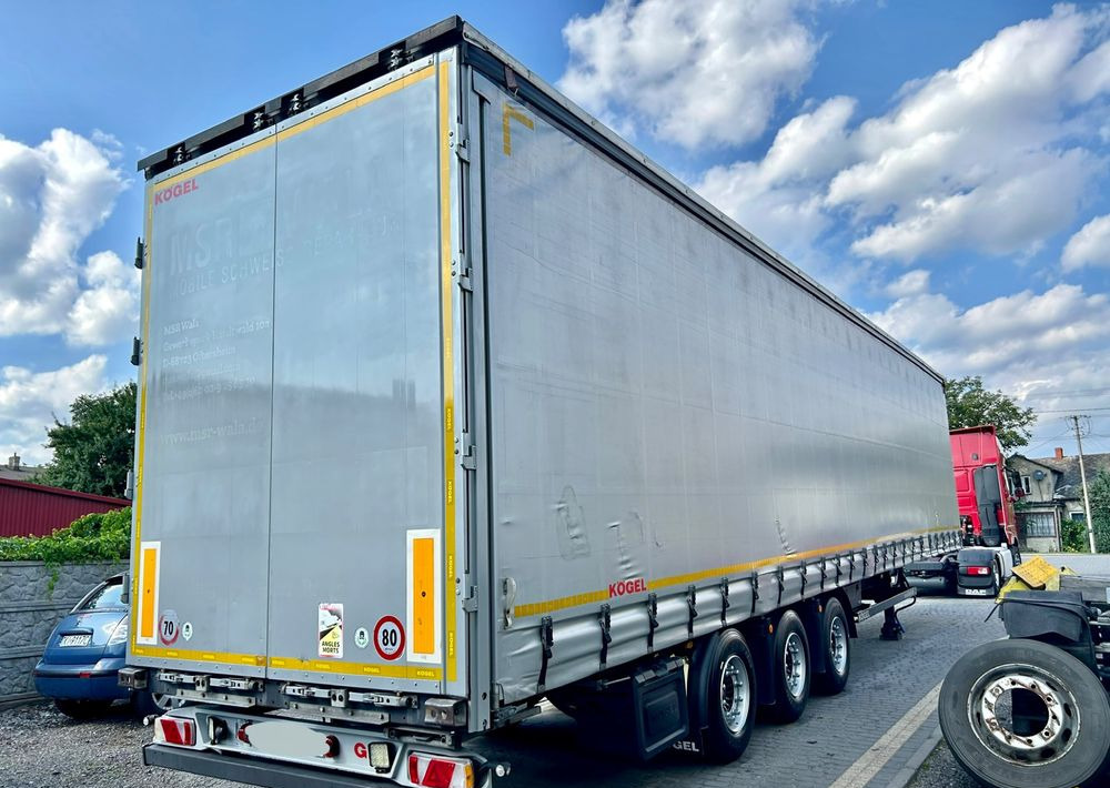 Kögel MEGA 2019 OPONY 80% SAF PODNOSZONA OŚ PODNOSZONY DACH / OD PIERWSZEGO WŁAŚCICIELA - Επικαθήμενο κουρτίνα: φωτογραφία 3 Kögel MEGA 2019 OPONY 80% SAF PODNOSZONA OŚ PODNOSZONY DACH / OD PIERWSZEGO WŁAŚCICIELA - Επικαθήμενο κουρτίνα: φωτογραφία 3