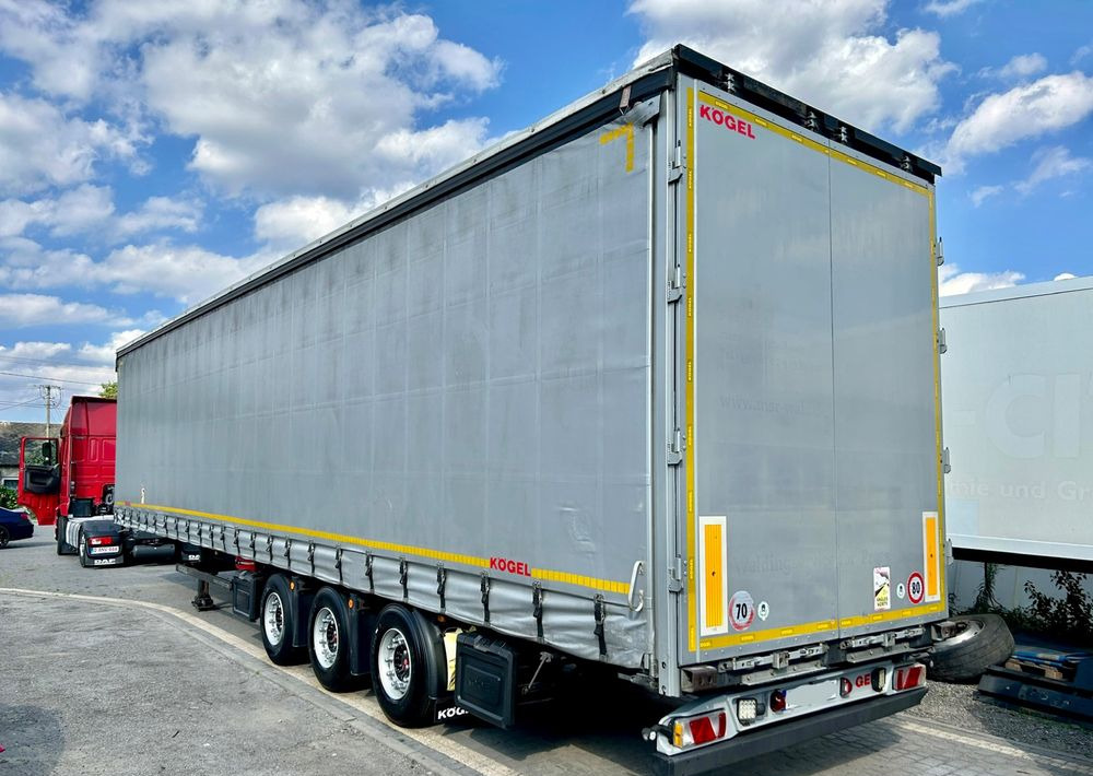 Kögel MEGA 2019 OPONY 80% SAF PODNOSZONA OŚ PODNOSZONY DACH / OD PIERWSZEGO WŁAŚCICIELA - Επικαθήμενο κουρτίνα: φωτογραφία 2 Kögel MEGA 2019 OPONY 80% SAF PODNOSZONA OŚ PODNOSZONY DACH / OD PIERWSZEGO WŁAŚCICIELA - Επικαθήμενο κουρτίνα: φωτογραφία 2