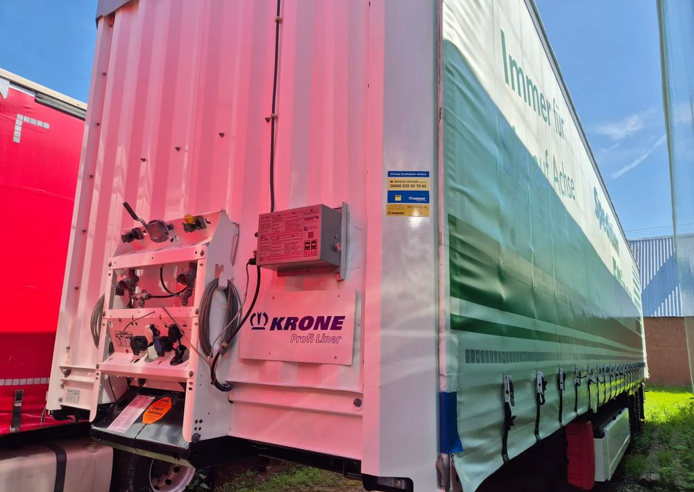 Krone BURTOWA BUDOWLANA VARIOS PÓŁMEGA 385/55 z Niemiec / ALUFELGI / stan bardzo dobry / PODNOSZONA OŚ I DACH / BPW firanka burto-firanka firana burtówka burto firanka - Επικαθήμενο κουρτίνα: φωτογραφία 5 Krone BURTOWA BUDOWLANA VARIOS PÓŁMEGA 385/55 z Niemiec / ALUFELGI / stan bardzo dobry / PODNOSZONA OŚ I DACH / BPW firanka burto-firanka firana burtówka burto firanka - Επικαθήμενο κουρτίνα: φωτογραφία 5