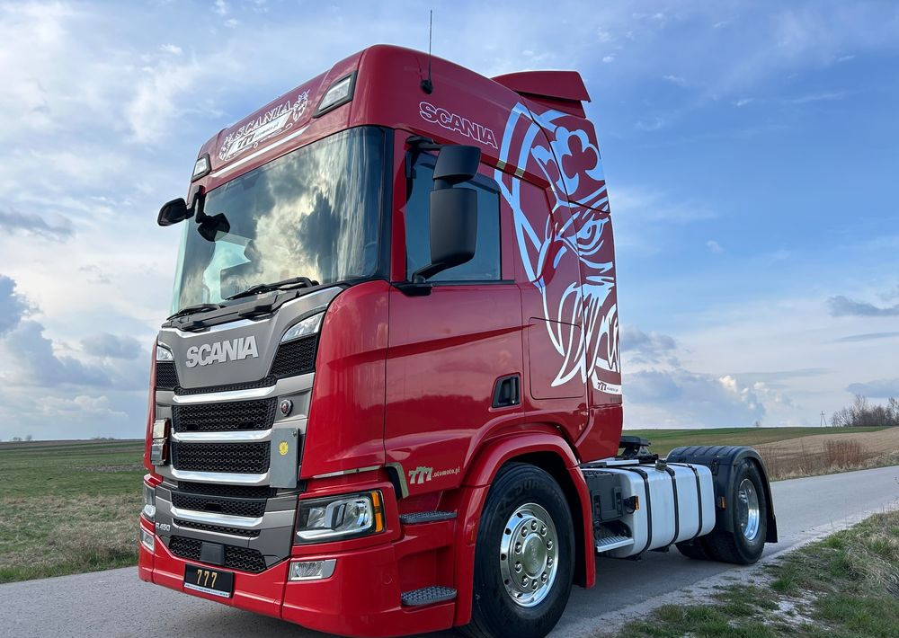 Scania R450 FULL ADR RETARDER ALUFELGI z Niemiec od jedynego właściciela ! HYDRAULIKA spod beczki spożywczej ! / do wywrotu ruchomej podłogi beczki TOP TOP TOP OKAZJA - Τράκτορας: φωτογραφία 4 Scania R450 FULL ADR RETARDER ALUFELGI z Niemiec od jedynego właściciela ! HYDRAULIKA spod beczki spożywczej ! / do wywrotu ruchomej podłogi beczki TOP TOP TOP OKAZJA - Τράκτορας: φωτογραφία 4