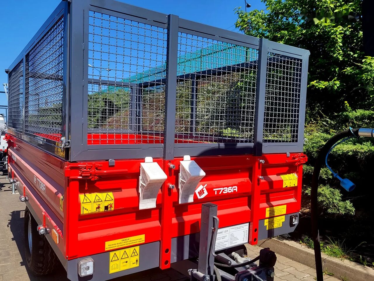Metal-Fach T736A/1 - 1,5t - Ανατρεπόμενη ρυμούλκα για τρακτέρ: φωτογραφία 3 Metal-Fach T736A/1 - 1,5t - Ανατρεπόμενη ρυμούλκα για τρακτέρ: φωτογραφία 3