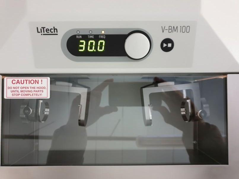 Vibrationskugelmühle V-BM 100 | Kugel-Schwingmühle | Mixer Mill - Μηχάνημα Θραύσης: φωτογραφία 2 Vibrationskugelmühle V-BM 100 | Kugel-Schwingmühle | Mixer Mill - Μηχάνημα Θραύσης: φωτογραφία 2