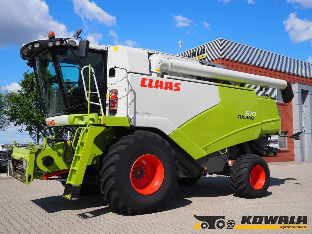 Claas Tucano 570 + V770 - Θεριζοαλωνιστική μηχανή: φωτογραφία 1 Claas Tucano 570 + V770 - Θεριζοαλωνιστική μηχανή: φωτογραφία 1
