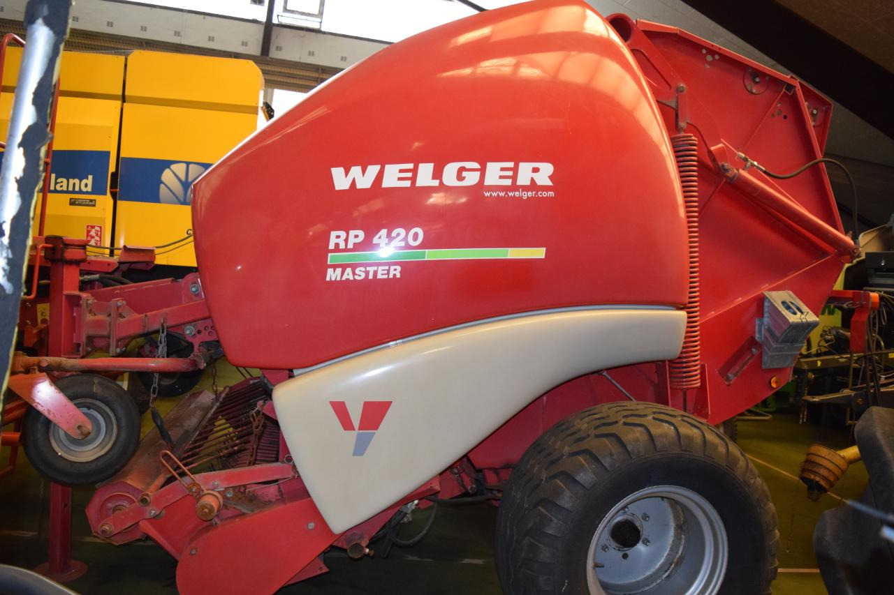 Welger RP 420 Master - Χορτοδετική μηχανή στρόγγυλης μπάλας: φωτογραφία 1 Welger RP 420 Master - Χορτοδετική μηχανή στρόγγυλης μπάλας: φωτογραφία 1