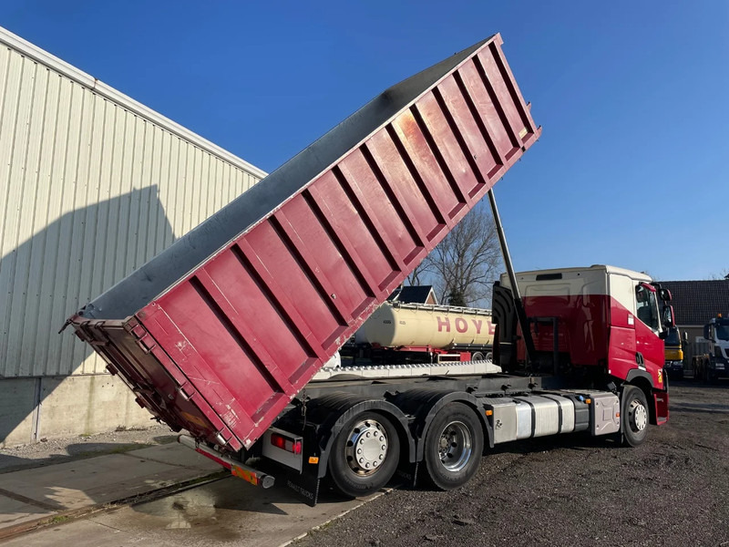 Φορτηγό ανατρεπόμενο Renault T / 6x2 VOLLEDIG LUCHTGEVEERD / ALU VELGEN / HANDGESCHAKELD / LOW KM / ALU KIPPER 22.5 M3: φωτογραφία 10
