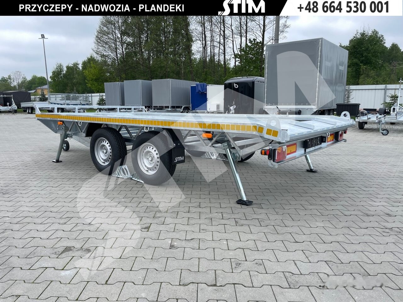 Καινούριο Τρέιλερ πλατφόρμα/ Καρότσα Stim S22-35/4323KP-15 Platforma do przeowzu kontenerów typu KP: φωτογραφία 6 Καινούριο Τρέιλερ πλατφόρμα/ Καρότσα Stim S22-35/4323KP-15 Platforma do przeowzu kontenerów typu KP: φωτογραφία 6