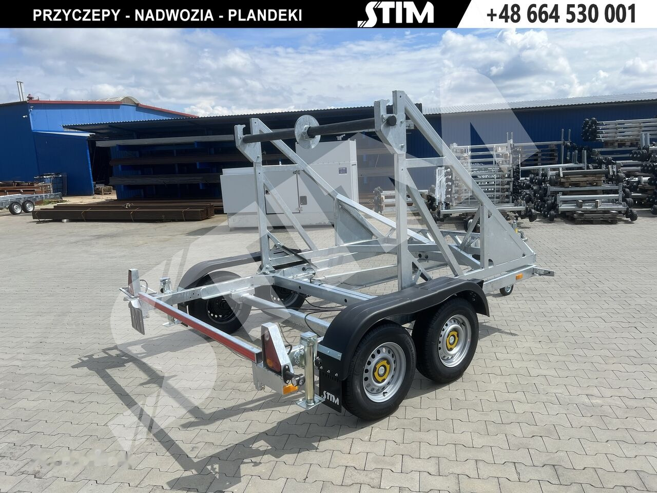 Stim S22/KB-35WR-KN - Ρυμουλκούμενο μεταφοράς τυμπάνου καλωδίου: φωτογραφία 1 Stim S22/KB-35WR-KN - Ρυμουλκούμενο μεταφοράς τυμπάνου καλωδίου: φωτογραφία 1