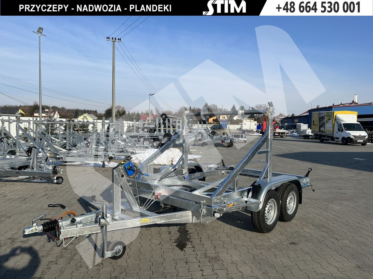 Stim S22/KB-35WR - Ρυμουλκούμενο μεταφοράς τυμπάνου καλωδίου: φωτογραφία 1 Stim S22/KB-35WR - Ρυμουλκούμενο μεταφοράς τυμπάνου καλωδίου: φωτογραφία 1