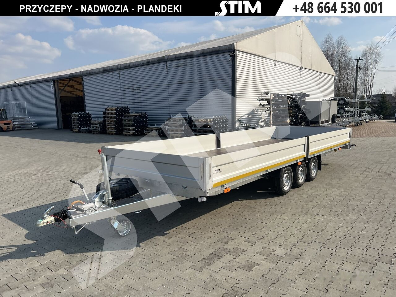 Stim S23/BR/35-6222 - Τρέιλερ πλατφόρμα/ Καρότσα: φωτογραφία 1 Stim S23/BR/35-6222 - Τρέιλερ πλατφόρμα/ Καρότσα: φωτογραφία 1