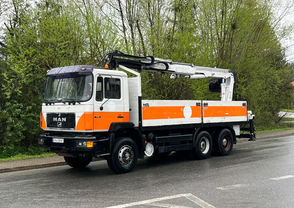 MAN * 27-322 MAN 6x4 * HDS ATLAS 140 * - Φορτηγό με γερανό, Φορτηγό με ανοιχτή καρότσα: φωτογραφία 1 MAN * 27-322 MAN 6x4 * HDS ATLAS 140 * - Φορτηγό με γερανό, Φορτηγό με ανοιχτή καρότσα: φωτογραφία 1
