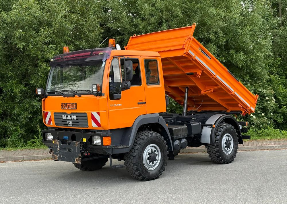 MAN * MAN 10-220 * Kiper Wywrotka Meiller * 4x4 * Zimowe Utrzymanie * Unimog * - Φορτηγό ανατρεπόμενο: φωτογραφία 1 MAN * MAN 10-220 * Kiper Wywrotka Meiller * 4x4 * Zimowe Utrzymanie * Unimog * - Φορτηγό ανατρεπόμενο: φωτογραφία 1