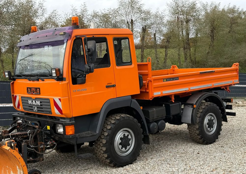 MAN * MAN 10-220 * Pług * Kiper Wywrotka Meiller * 4x4 * Zimowe Utrzymanie * Unimog * - Φορτηγό ανατρεπόμενο: φωτογραφία 3 MAN * MAN 10-220 * Pług * Kiper Wywrotka Meiller * 4x4 * Zimowe Utrzymanie * Unimog * - Φορτηγό ανατρεπόμενο: φωτογραφία 3