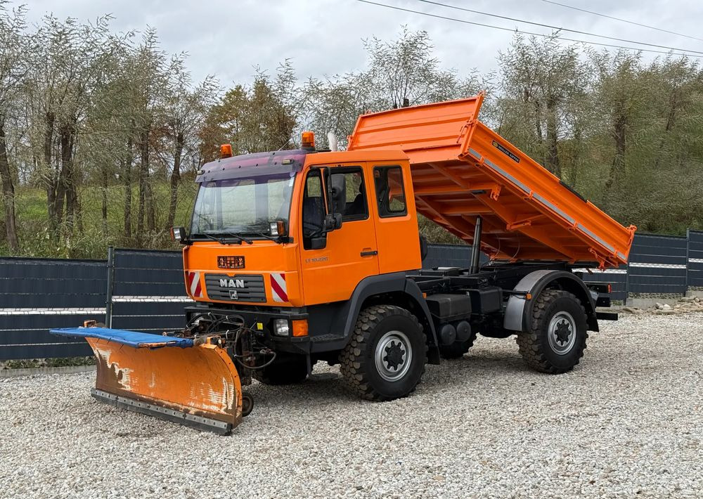 MAN * MAN 10-220 * Pług * Kiper Wywrotka Meiller * 4x4 * Zimowe Utrzymanie * Unimog * - Φορτηγό ανατρεπόμενο: φωτογραφία 1 MAN * MAN 10-220 * Pług * Kiper Wywrotka Meiller * 4x4 * Zimowe Utrzymanie * Unimog * - Φορτηγό ανατρεπόμενο: φωτογραφία 1