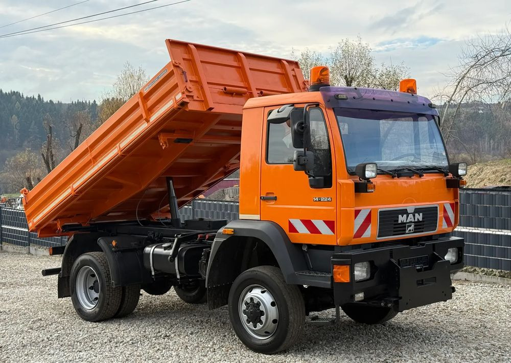 Φορτηγό ανατρεπόμενο MAN * MAN 14-220 * Kiper Wywrotka Meiller * 4x4 * Zimowe Utrzymanie * Unimog *: φωτογραφία 18