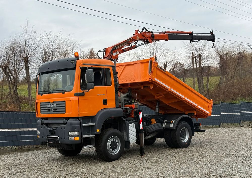 MAN * MAN 18 480 * KIPER WYWROTKA * 4x4 * HDS ATLAS 85* STAN BARDZO DOBRY * Sprowadzony - Φορτηγό ανατρεπόμενο: φωτογραφία 1 MAN * MAN 18 480 * KIPER WYWROTKA * 4x4 * HDS ATLAS 85* STAN BARDZO DOBRY * Sprowadzony - Φορτηγό ανατρεπόμενο: φωτογραφία 1