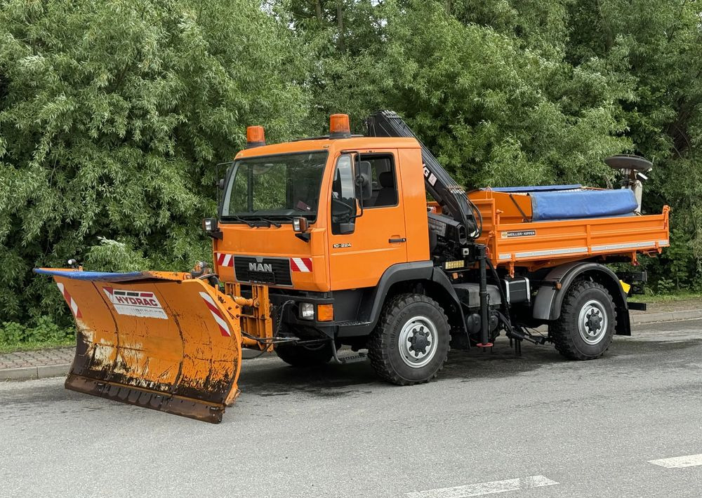 MAN * MAN LE 10.220 *Kiper Wywrotka * 4x4 * Pług Piaskarka * Zimowe Utrzymanie * Sprowadzony * HDS MKG * - Φορτηγό ανατρεπόμενο: φωτογραφία 2 MAN * MAN LE 10.220 *Kiper Wywrotka * 4x4 * Pług Piaskarka * Zimowe Utrzymanie * Sprowadzony * HDS MKG * - Φορτηγό ανατρεπόμενο: φωτογραφία 2