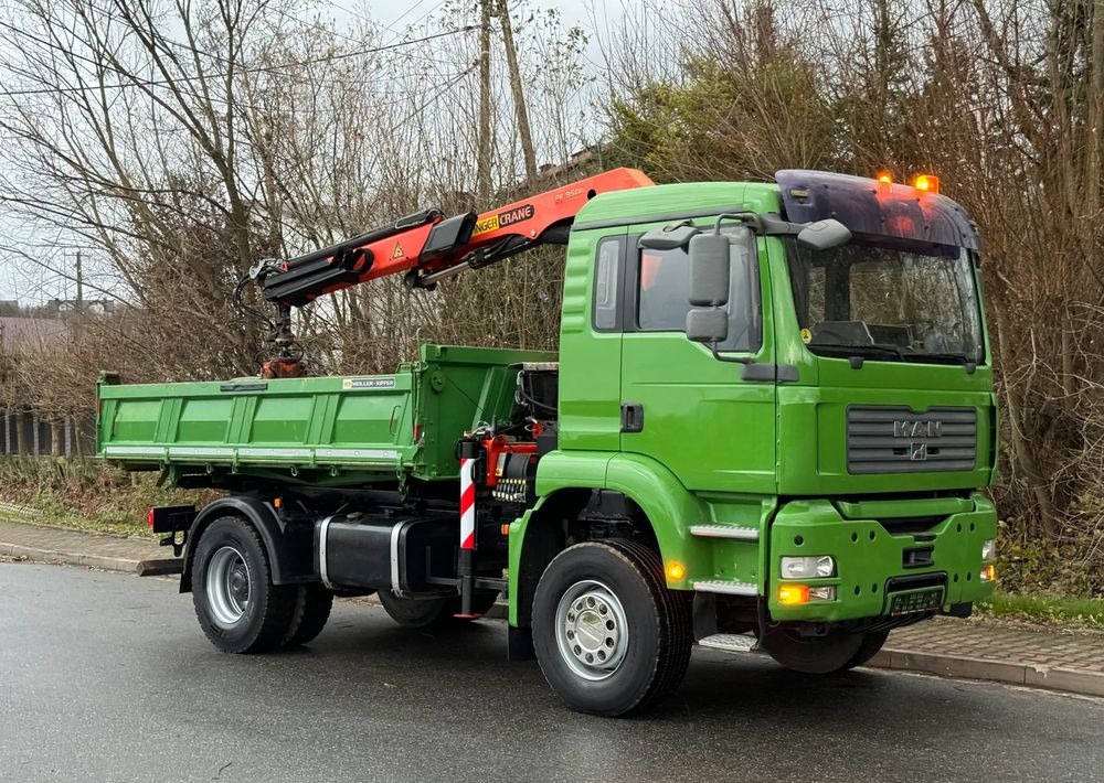 MAN * MAN TGA 18-360 * Kiper Wywrotka * 4x2 * Kran Palfinger PK 9501 Sprowadzony - Φορτηγό ανατρεπόμενο: φωτογραφία 2 MAN * MAN TGA 18-360 * Kiper Wywrotka * 4x2 * Kran Palfinger PK 9501 Sprowadzony - Φορτηγό ανατρεπόμενο: φωτογραφία 2