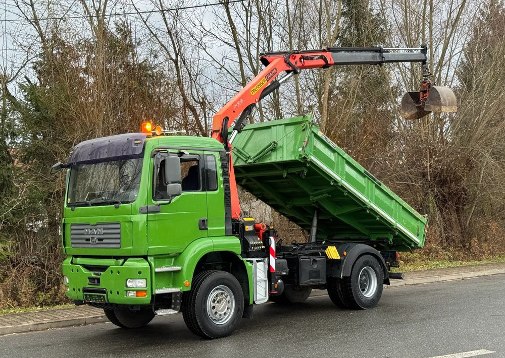 MAN * MAN TGA 18-360 * Kiper Wywrotka * 4x2 * Kran Palfinger PK 9501 Sprowadzony - Φορτηγό ανατρεπόμενο: φωτογραφία 1 MAN * MAN TGA 18-360 * Kiper Wywrotka * 4x2 * Kran Palfinger PK 9501 Sprowadzony - Φορτηγό ανατρεπόμενο: φωτογραφία 1