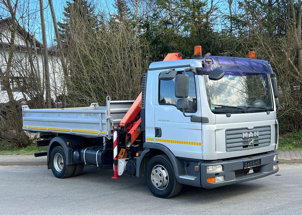 MAN MAN TGL 12-240 Kiper Wywrotka 4x2 Kran PALFINGER PK 12500 BARDZO DOBRY STAN - Φορτηγό ανατρεπόμενο: φωτογραφία 2 MAN MAN TGL 12-240 Kiper Wywrotka 4x2 Kran PALFINGER PK 12500 BARDZO DOBRY STAN - Φορτηγό ανατρεπόμενο: φωτογραφία 2
