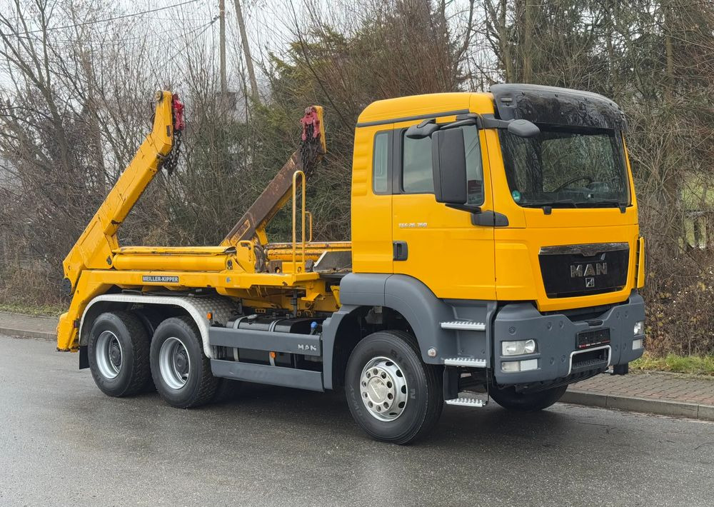 MAN * Sprowadzony * MAN TGS * 6x4 * Bramowiec * Bardzo Dobry Stan * Meiller Kiper * - Φορτηγό καδοφόρος φορτωτής: φωτογραφία 2 MAN * Sprowadzony * MAN TGS * 6x4 * Bramowiec * Bardzo Dobry Stan * Meiller Kiper * - Φορτηγό καδοφόρος φορτωτής: φωτογραφία 2