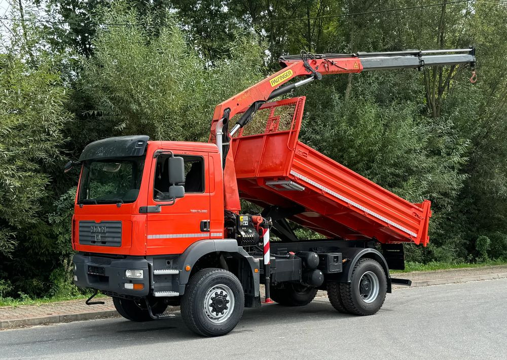 MAN * TGM 18-280 MAN 4x4 HDS Palfinger PK10500 * Kiper Wywrotka * Bardzo Dobry Stan - Φορτηγό ανατρεπόμενο: φωτογραφία 1 MAN * TGM 18-280 MAN 4x4 HDS Palfinger PK10500 * Kiper Wywrotka * Bardzo Dobry Stan - Φορτηγό ανατρεπόμενο: φωτογραφία 1