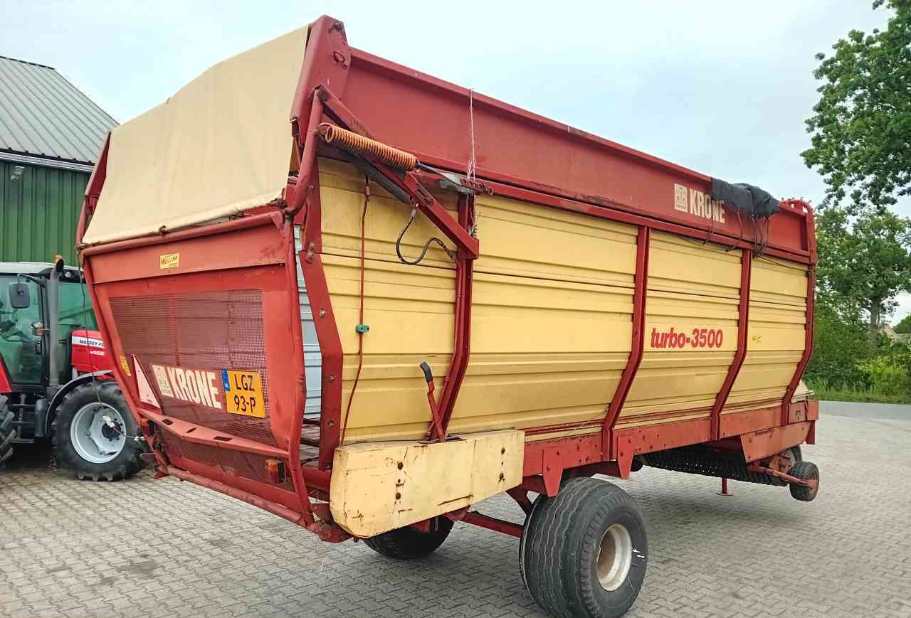 Krone Turbo 3500 enkelas - Βαγόνι ενσίρωσης: φωτογραφία 4 Krone Turbo 3500 enkelas - Βαγόνι ενσίρωσης: φωτογραφία 4