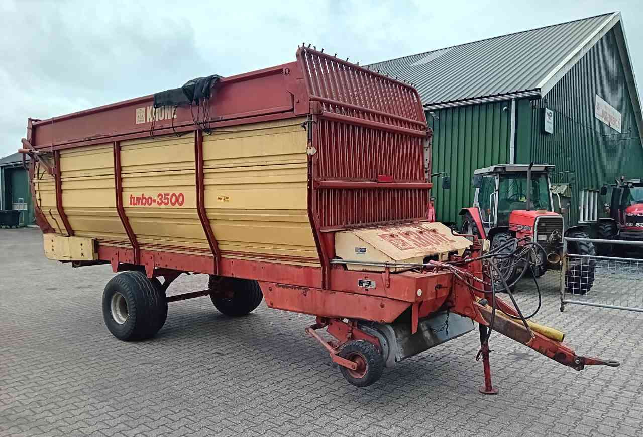 Krone Turbo 3500 enkelas - Βαγόνι ενσίρωσης: φωτογραφία 1 Krone Turbo 3500 enkelas - Βαγόνι ενσίρωσης: φωτογραφία 1