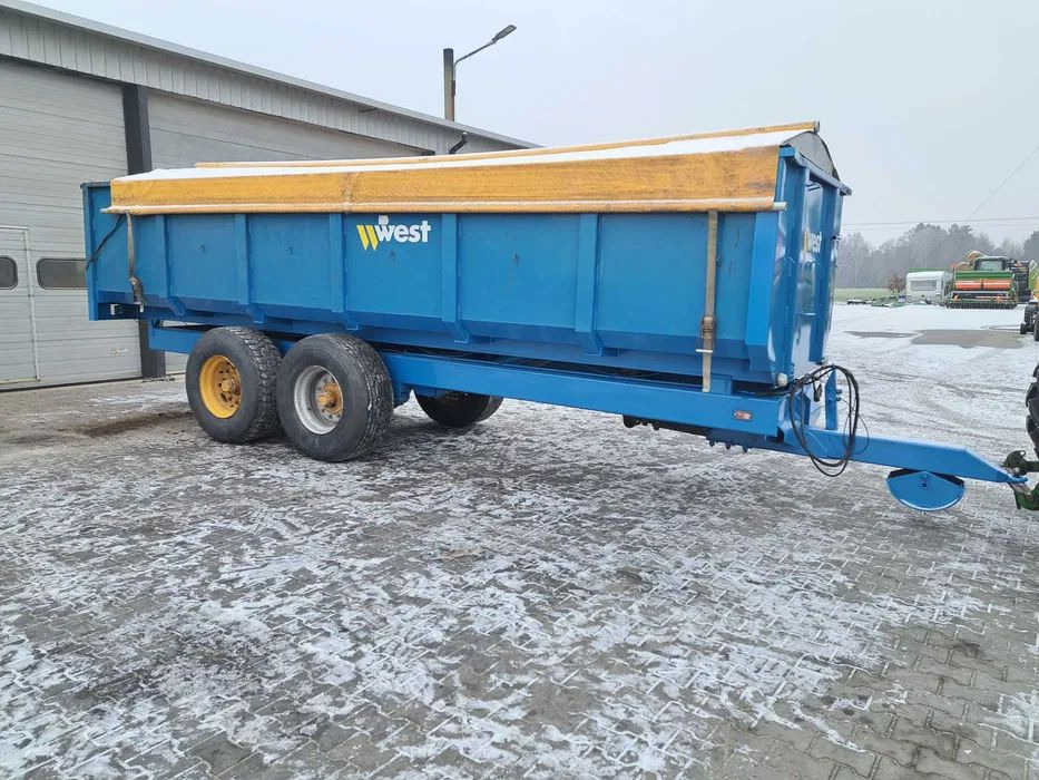 Przyczepa skorupowa WEST 14 ton - Ρυμούλκα για τρακτέρ: φωτογραφία 4 Przyczepa skorupowa WEST 14 ton - Ρυμούλκα για τρακτέρ: φωτογραφία 4