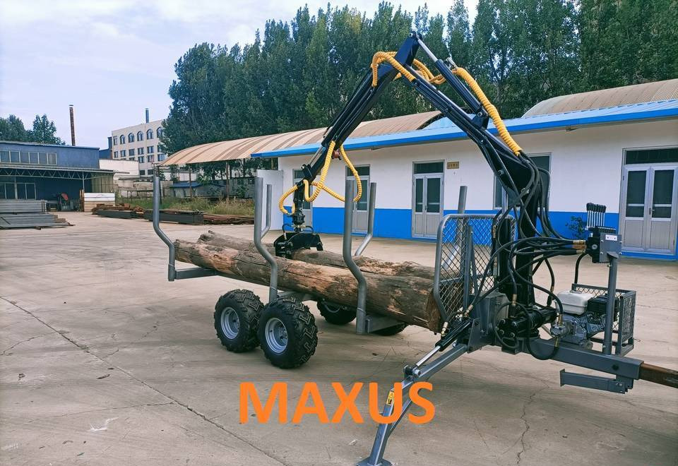 NEW MAXUS 3T Forest Trailer 3.8m Crane Warranty | НОВА лісова прицепа 3Т Кран 3,8м MAXUS Гарантія - Δασική ρυμούλκα: φωτογραφία 1 NEW MAXUS 3T Forest Trailer 3.8m Crane Warranty | НОВА лісова прицепа 3Т Кран 3,8м MAXUS Гарантія - Δασική ρυμούλκα: φωτογραφία 1